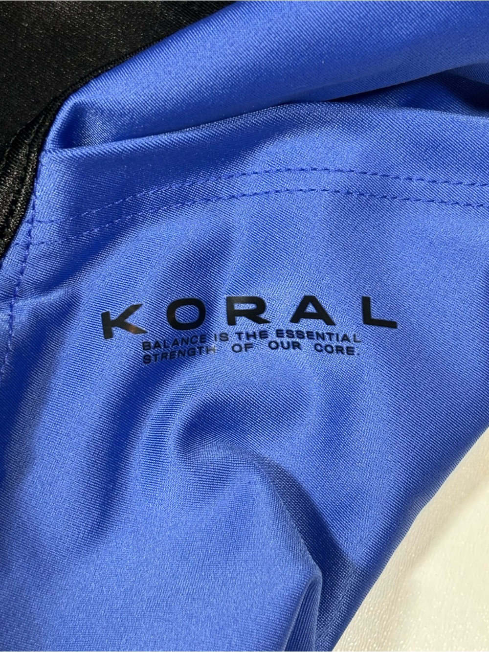 Koral Women’s Pista Infinity High Rise Leggings Medium Black Bel Air Blue - Picture 7 of 11